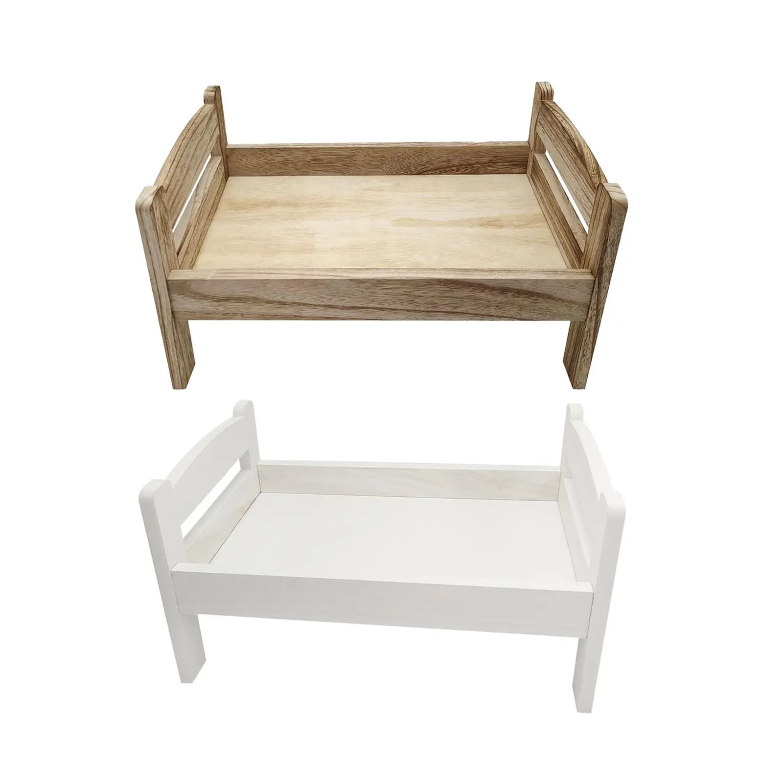 Mueble de madera estilo vintage para fotos bebé - imagen 2