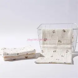 NITDLER FACACLOTH Babero de gasa y algodón suave para bebés que babean