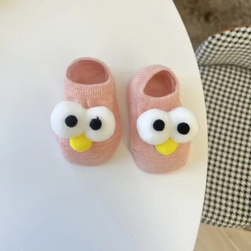 Calcetines náuticos de algodón con dibujos animados para bebé, calcetines suaves y cómodos para el suelo, calcetines antideslizantes, patrón diseñado en 3D para bebés de 0 a 3 años - imagen 5