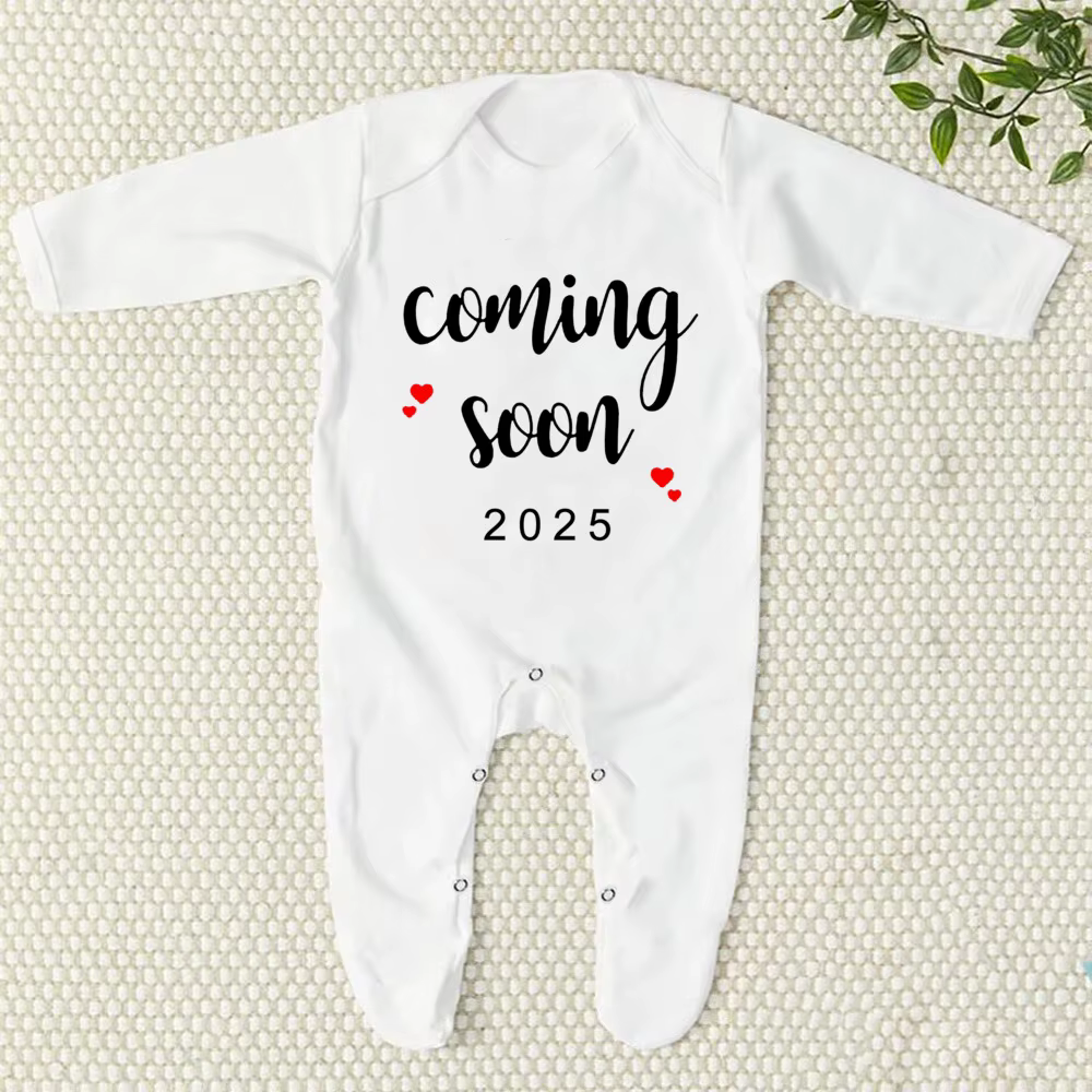 Body bebé recién nacido algodón suave – Ideal para anuncio embarazo - imagen 4