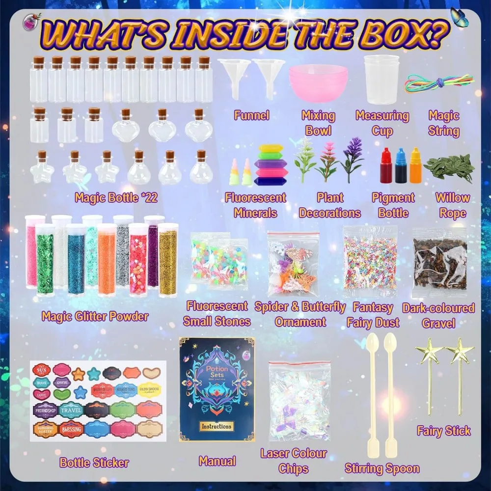 Kit pociones mágicas hadas – Juego DIY de magia para niños - imagen 4
