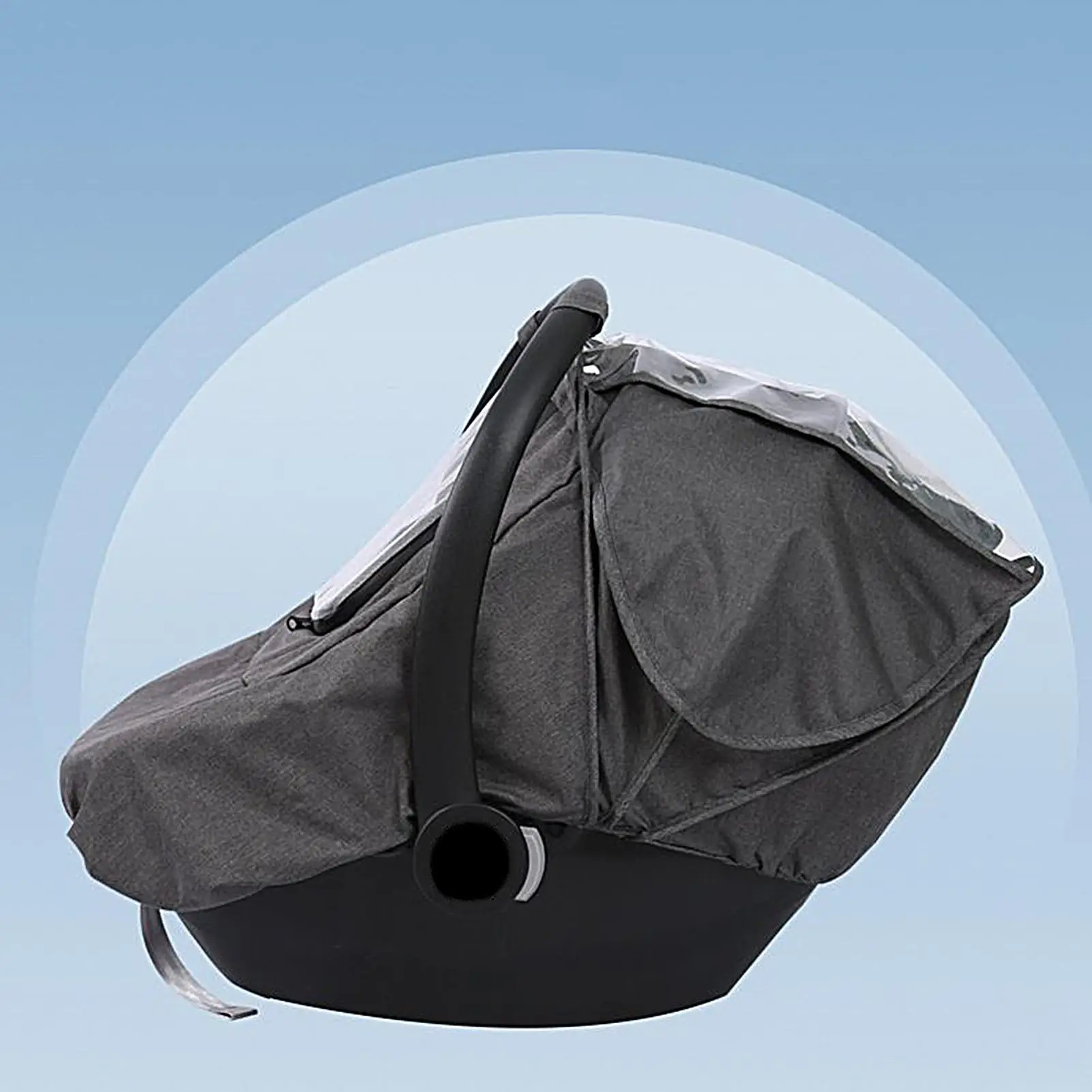 Fundas para asiento de coche para bebé, funda cálida para asiento de coche, accesorios para cochecito, Camping, parque, caminar, clima frío, Picnic al aire libre - imagen 4