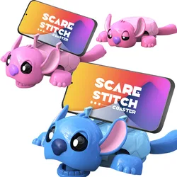 Soporte para teléfono móvil Disney Stitch, soporte de escritorio para tabletas, accesorios bonitos de dibujos animados, adorno de soporte perezoso para escritorio, decoración de mesa para el hogar