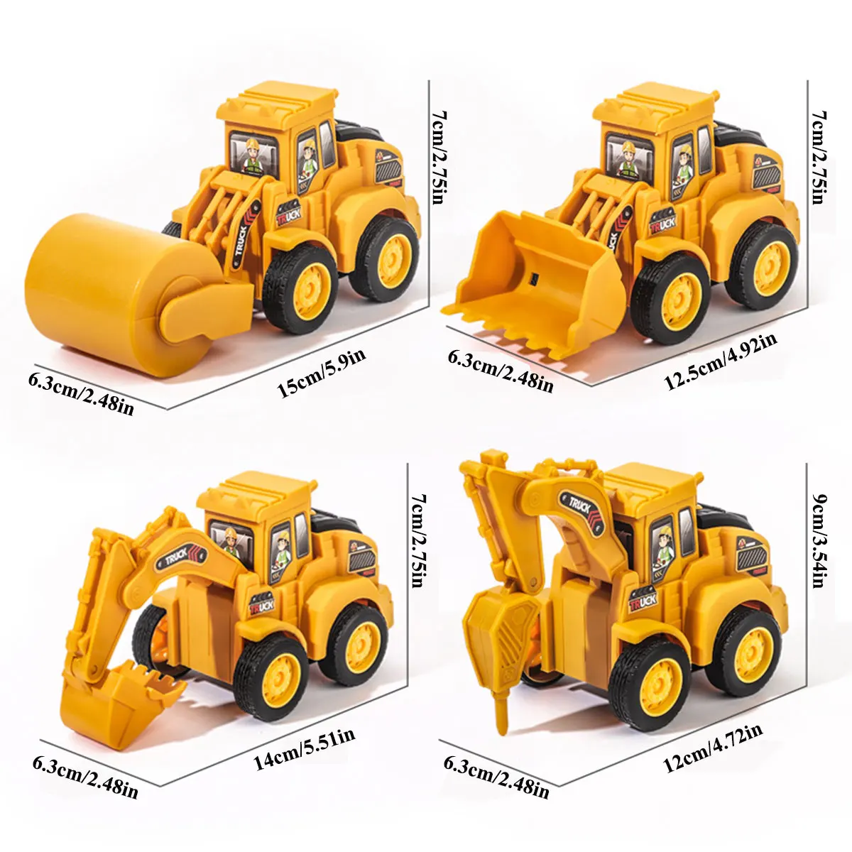Excavadora de juguete para niños – Juguete educativo - imagen 2
