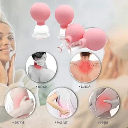 Ventosa facial de vidrio para masaje anticelulítico y acupuntura