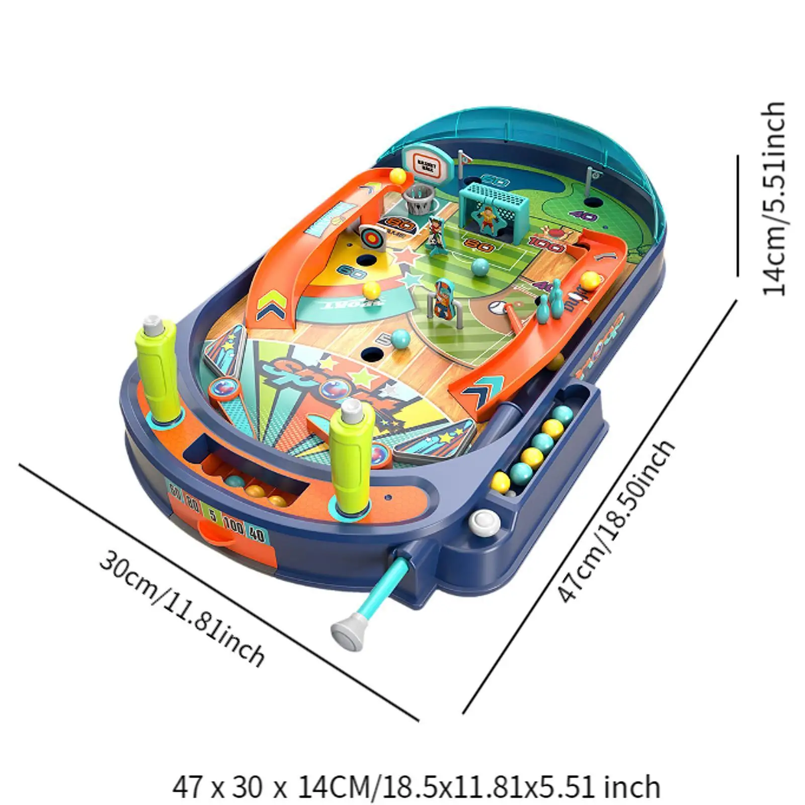 Children Pinball Machine Marbles Machine for Ages 3 4 5 6 Preschool Children