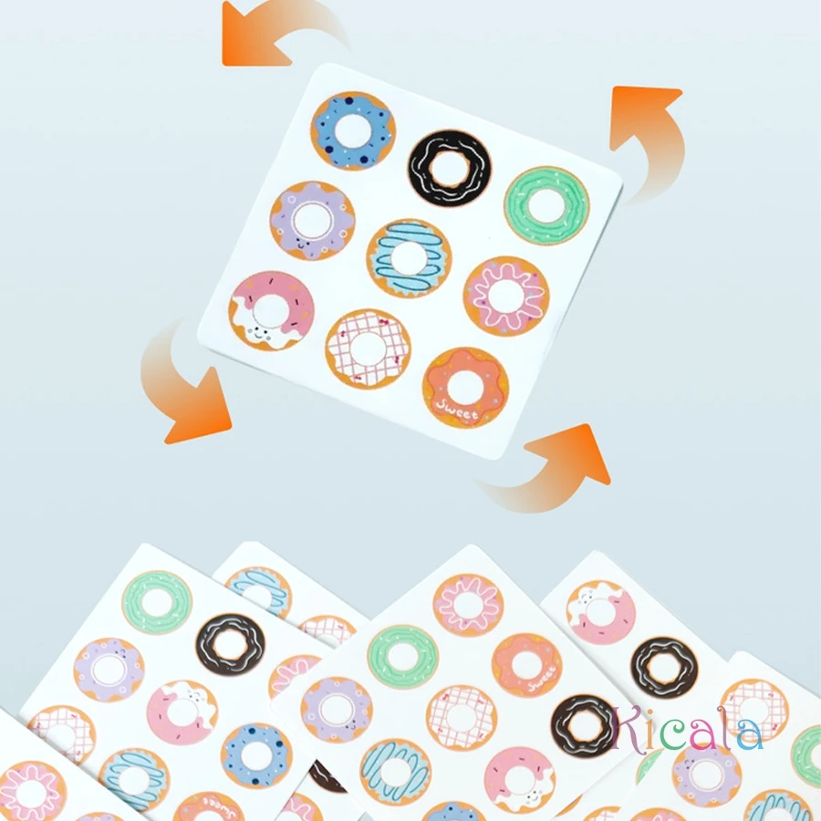 Bloques y rompecabezas de madera Donut – Juguete educativo infantil - imagen 4