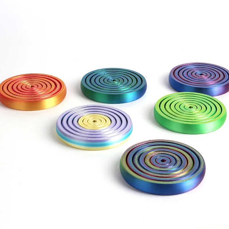 Spinner antiestrés de 7 anillos impreso en 3D - Juguete sensorial - imagen 5