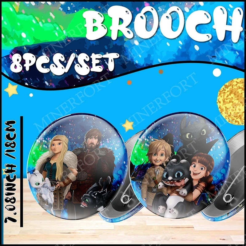 Broches decorativos de Cómo entrenar a tu dragón para niños - imagen 4