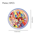 10pcs 7-inch Plates