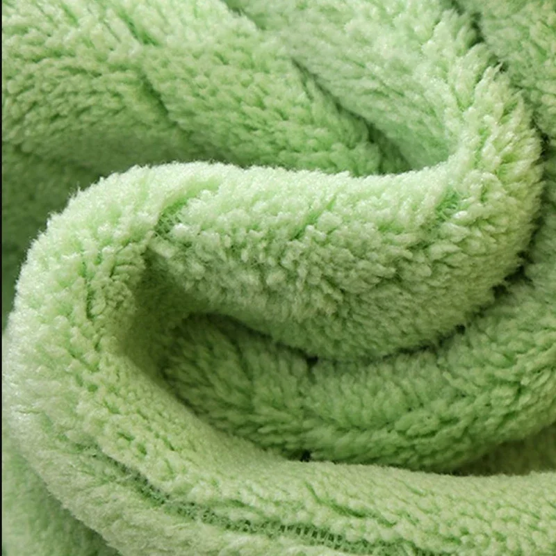 Juego de 5 piezas de toalla de terciopelo Coral para bebé, paños de mano cuadrados para recién nacido, suaves y absorbentes, con bordado de dibujos animados y animales, para el hogar - imagen 4