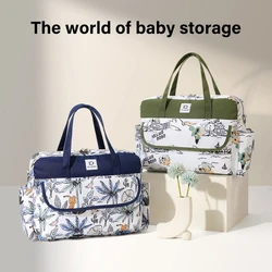 Bolsa maternal con bolsillo isotérmico y diseño moderno para bebé