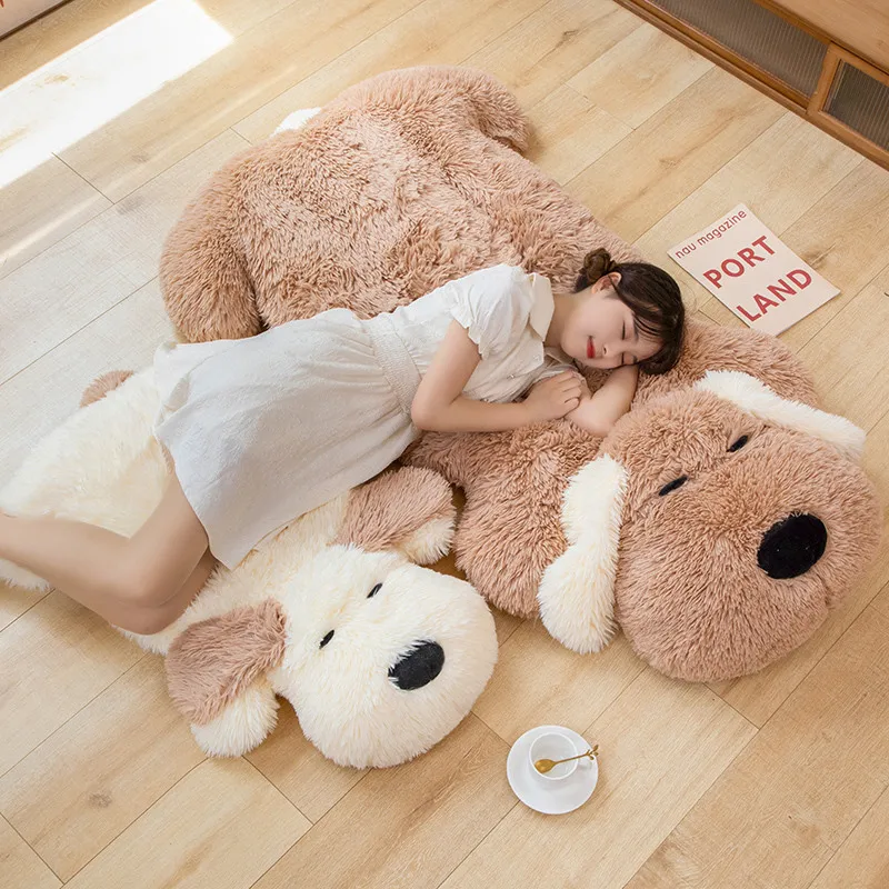 Peluche perro gigante almohada suave esponjoso acogedor para niños - imagen 5