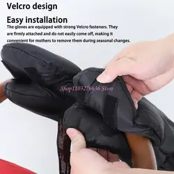 Guantes para cochecito de bebé con protección para el frío