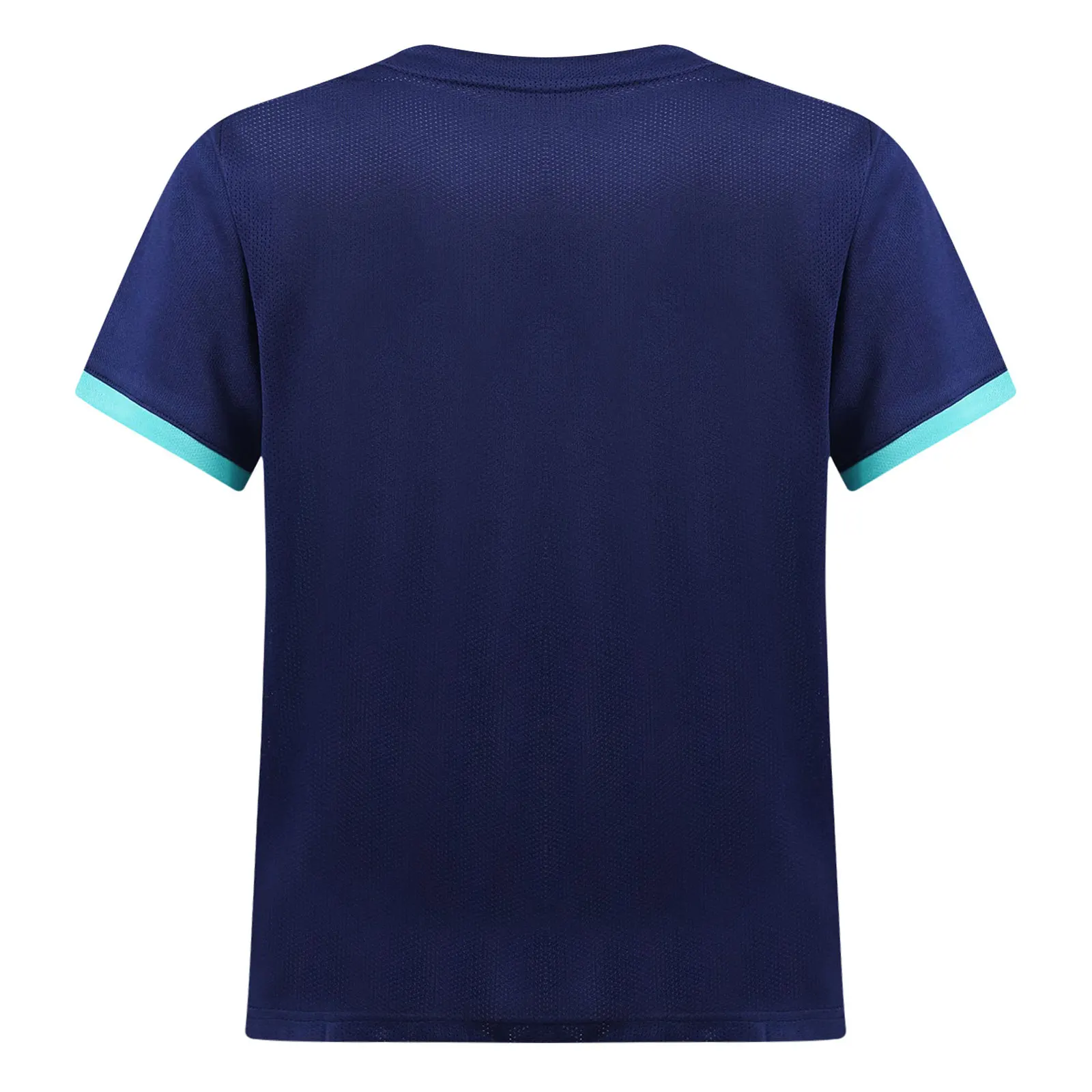 Camiseta deportiva a rayas para niños, Jersey de fútbol gradiente, Tops atléticos transpirables de secado rápido para entrenamiento, correr - imagen 3