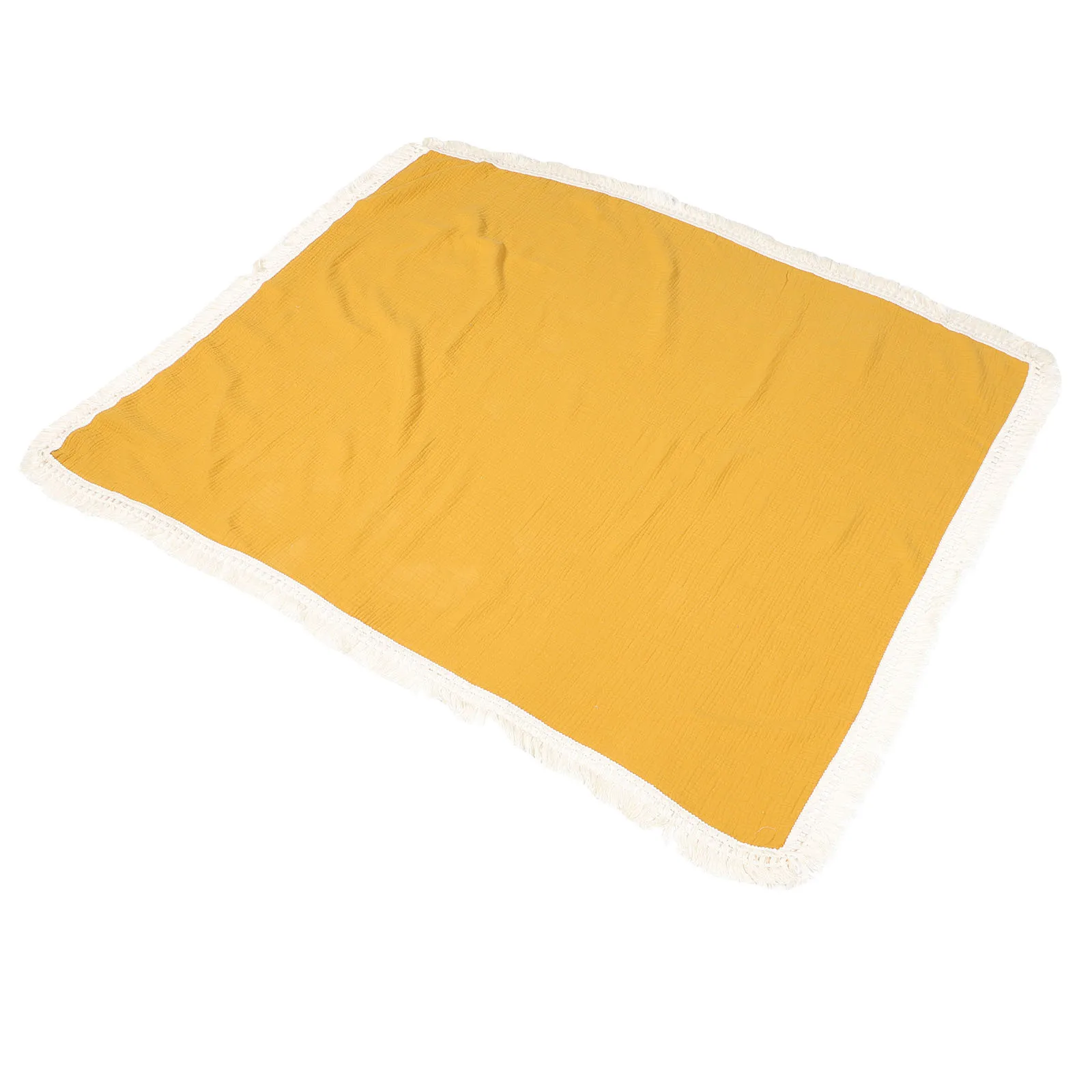 Manta de algodón con borlas para bebé, manta envolvente suave y transpirable para dormir de recién nacido, cubierta receptora de secado para baño, colcha para bebé - imagen 4