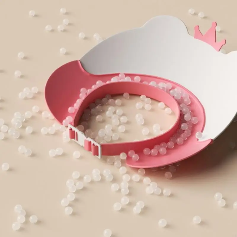 D7YD Infant Shower Caps Adjustable Kids Hair Washing Hat for Baby Unisex Safe Daily - imagen 2