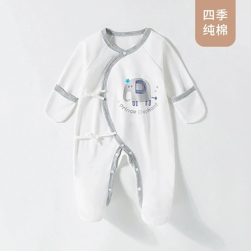 Conjunto de 2 piezas de primavera y otoño para recién nacidos, peleles informales de algodón de manga larga con dibujos animados para niño, monos, ropa de Boutique para bebé BC641 - imagen 4