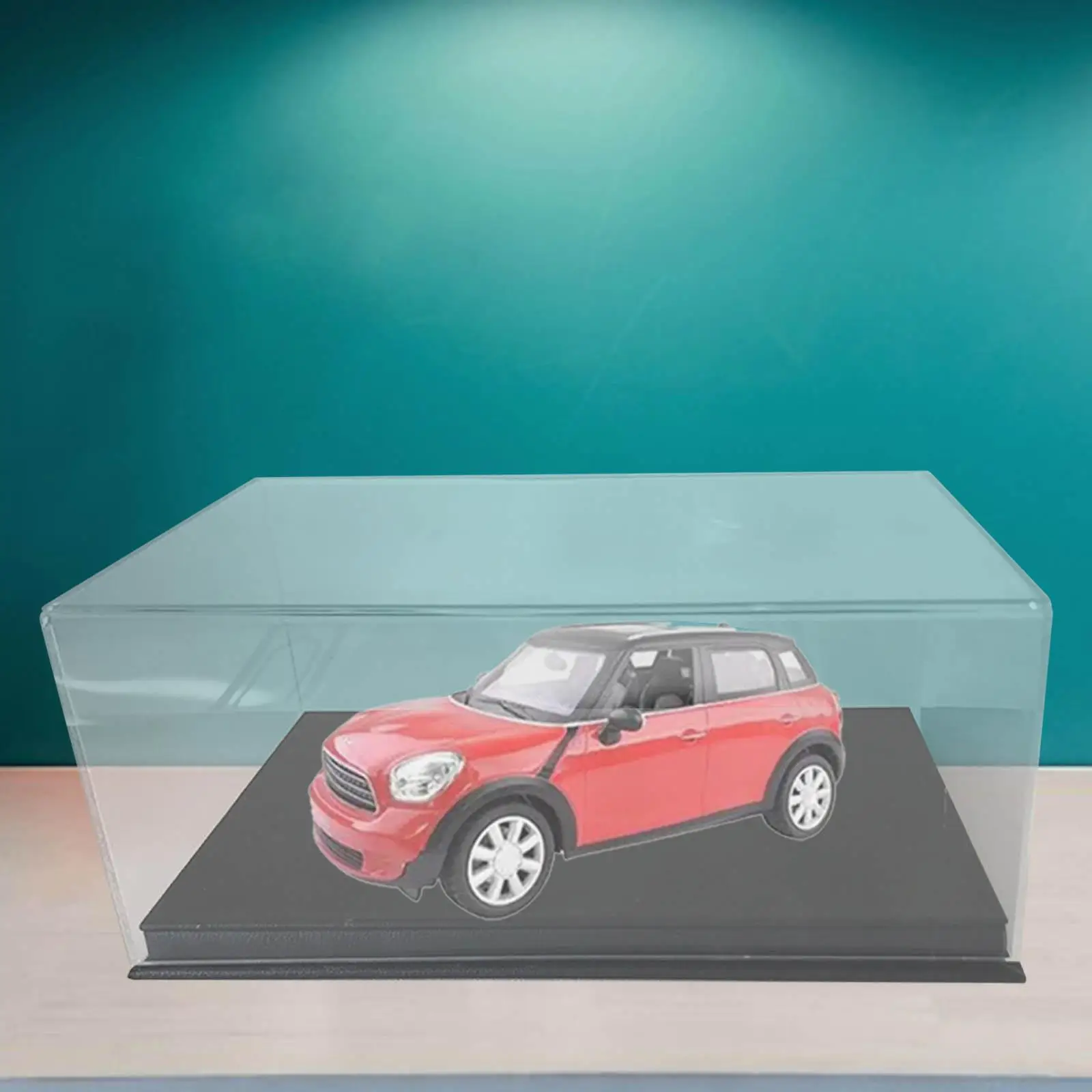 Acrylic Display Case with Base Figure Display Case for Dolls Toys Model Cars