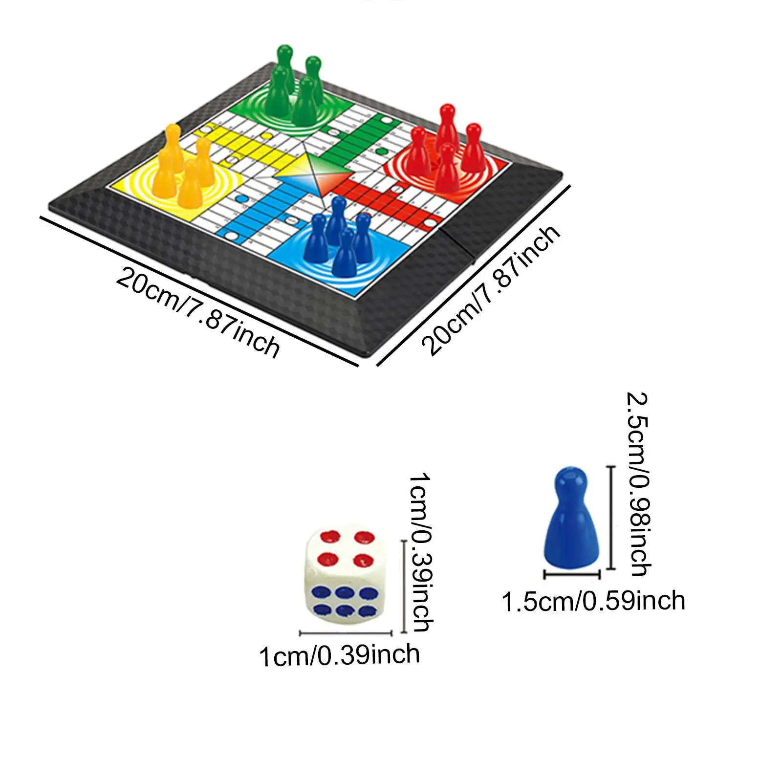 Ludo Classic Toy Board Game Family Game for Children Family Boys and Girls