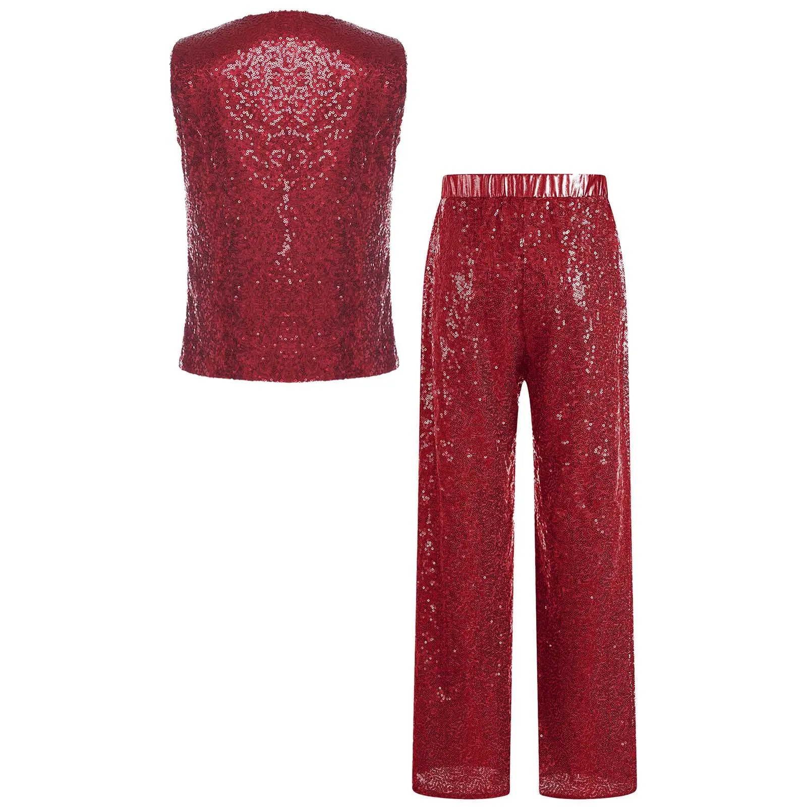 Traje de baile con lentejuelas brillantes para niña - imagen 5
