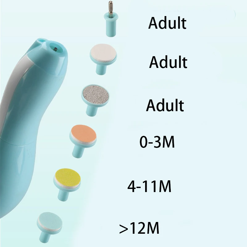 Cortauñas eléctrico para bebés, tijeras para niños, cuidado de uñas infantil, cortauñas seguro, cortador de uñas para manicura cortauñas Newbron - imagen 4