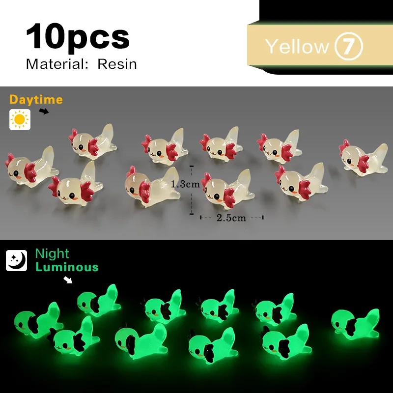 10pc Lumin-AT-Yellow