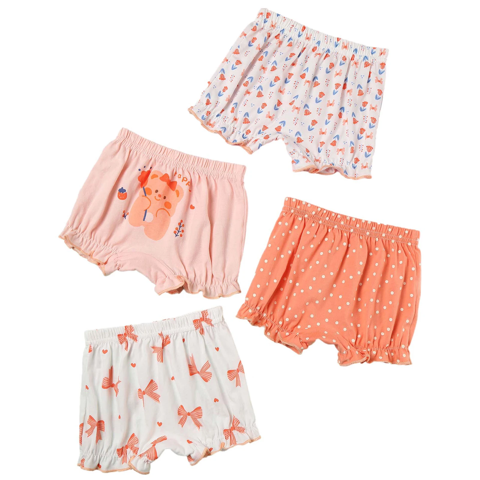 Bombachos de algodón con volantes para niña – Moda infantil - imagen 2