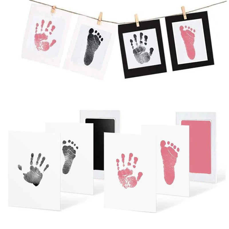 Kit tinta para huellas de bebé y mascota – Recuerdo sin contacto - imagen 4