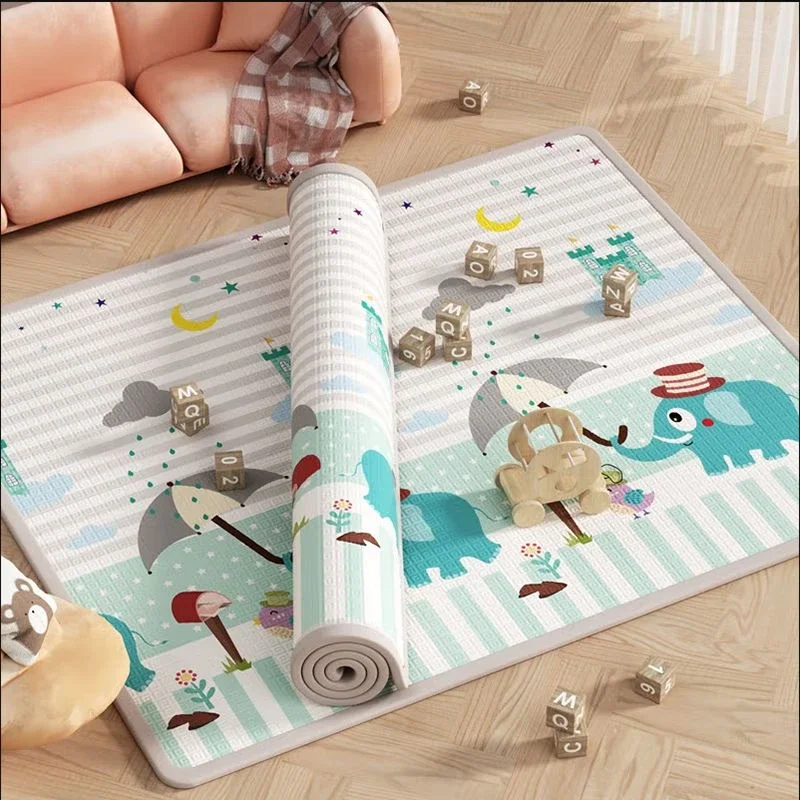Alfombra gruesa de gateo para bebés – Juegos infantiles no tóxicos
