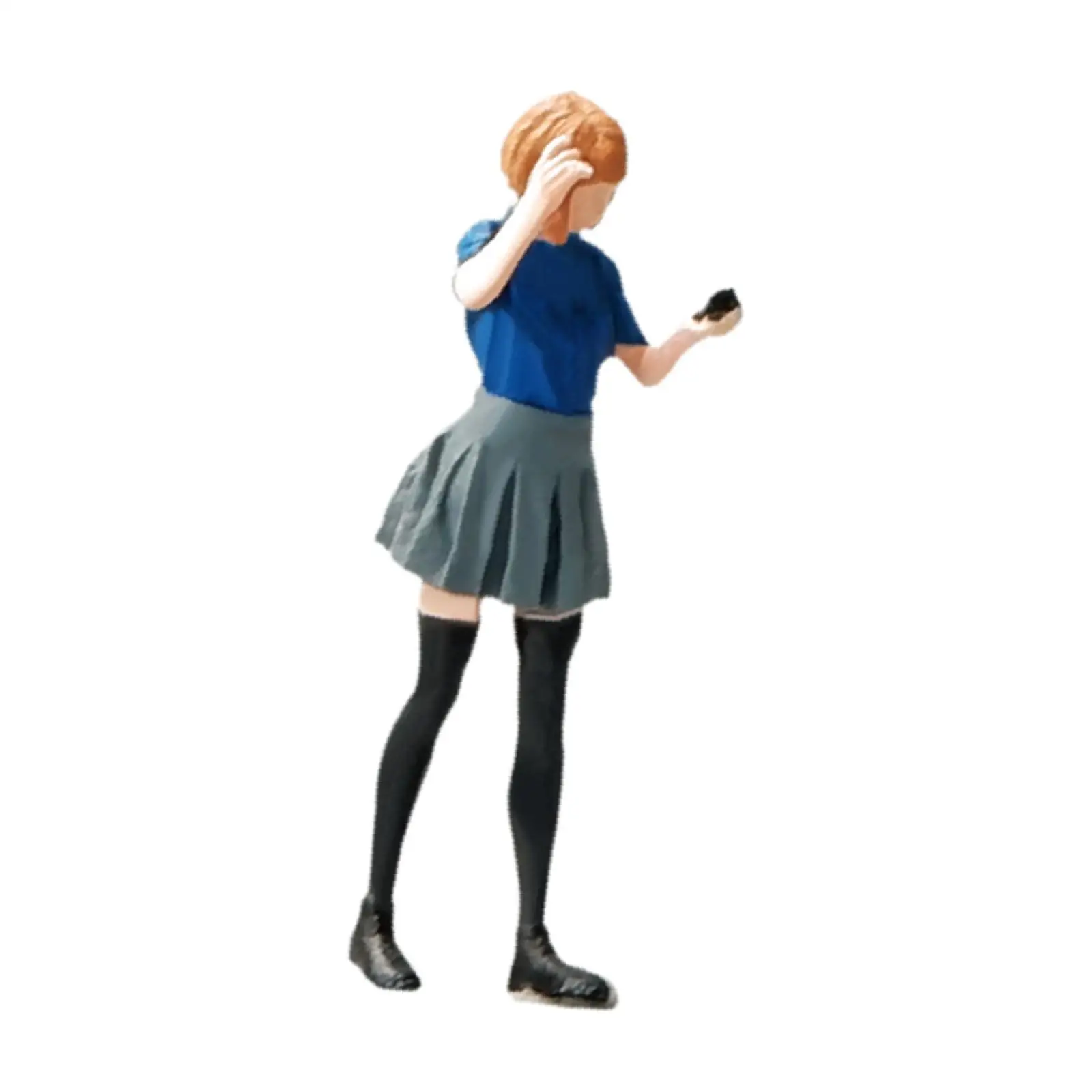 1/64 Scale People Figure Landscape Decor Desktop Ornament Miniature Ornament
