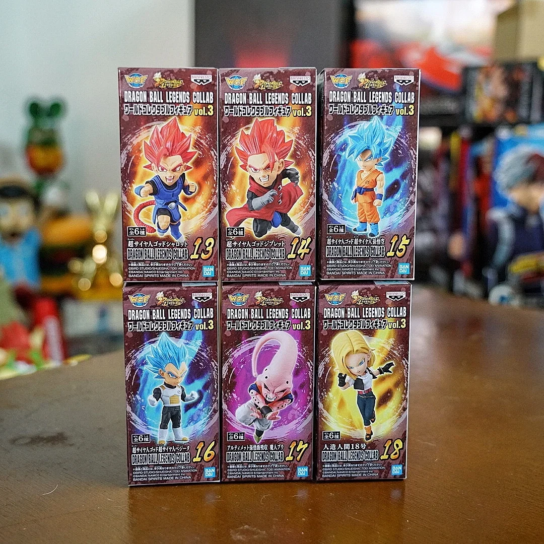 BIG9 WCF Dragon Ball Aciton Figura Vol3 Cyborg No.18 Fierce Battle Legend Lc Buu Spot Modelo de juguete limitado - imagen 2