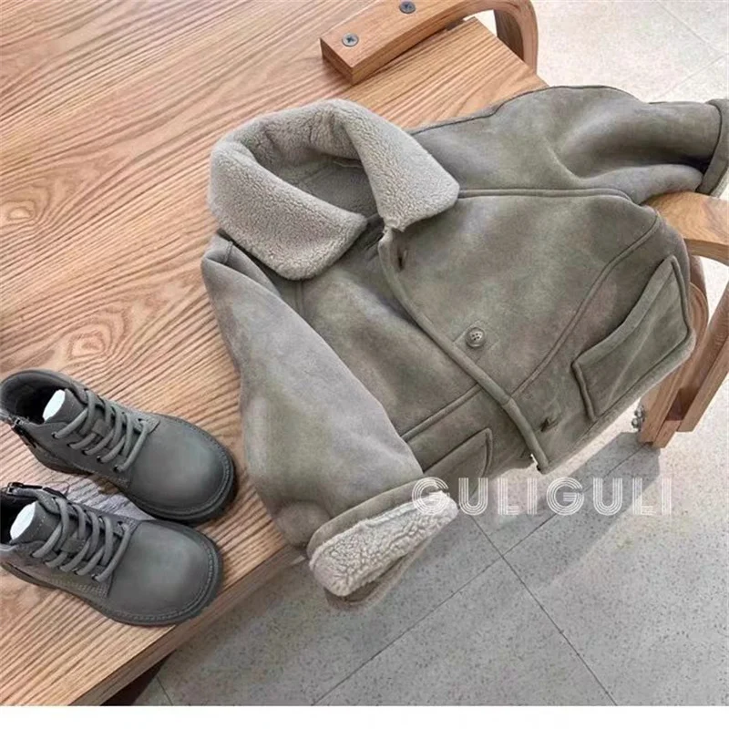 Chaqueta de lana gruesa para niños – Cálida otoño e invierno - imagen 5