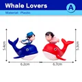 2pcs Whale Lovers-A