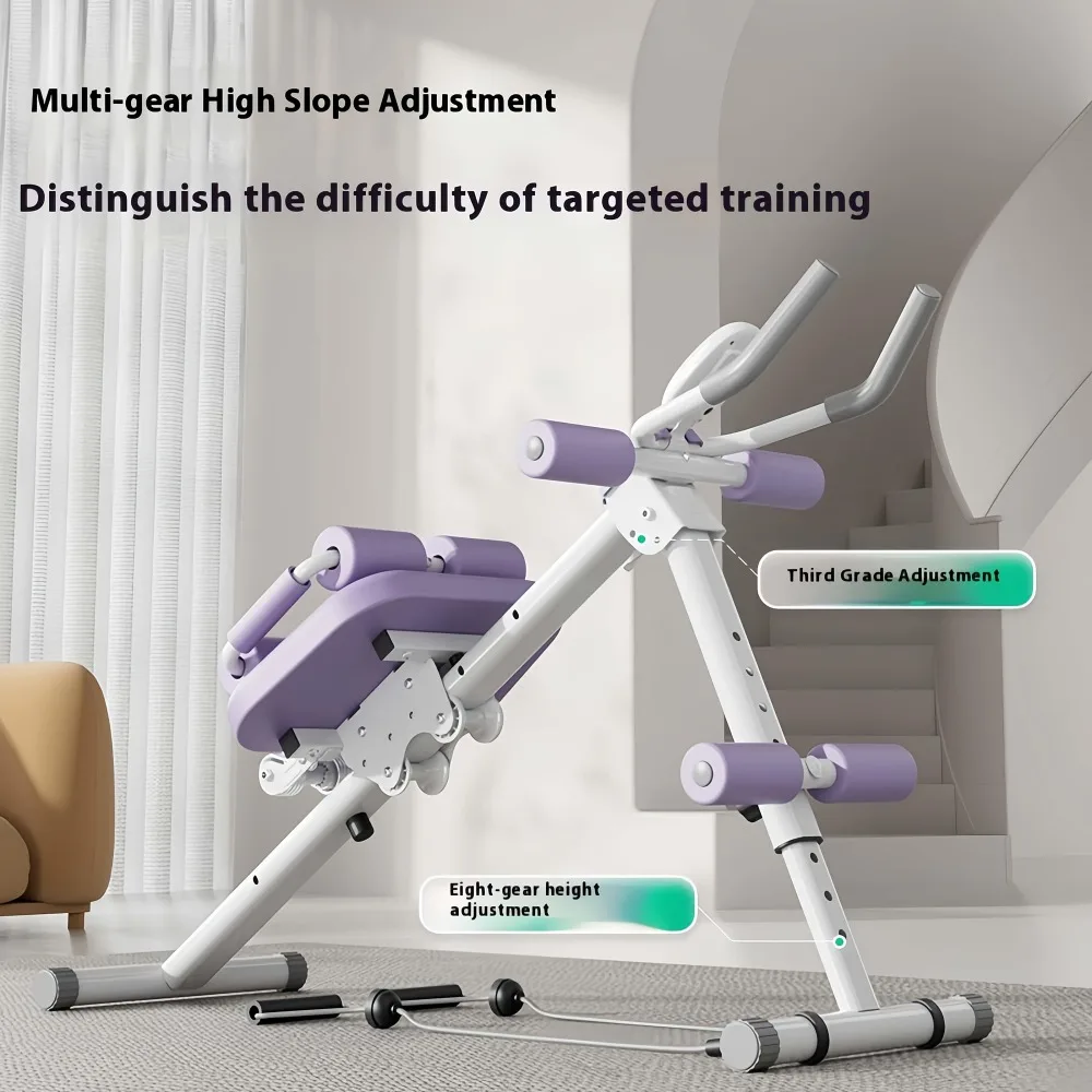 Máquina de abdominales plegable con soporte lumbar para casa - imagen 4