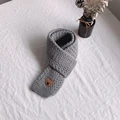 gray scarf