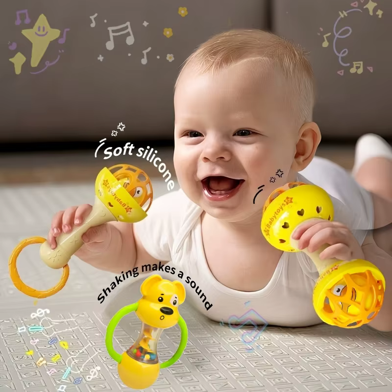 Juguete sensorial de manivela – Estimulación auditiva para bebés - imagen 5