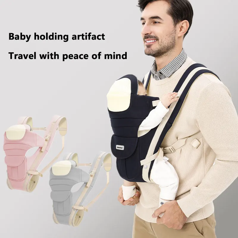 Taburete de cintura para bebé para las cuatro estaciones, correa de transporte multifuncional para niños pequeños, sujeción para viajes al aire libre, parte delantera y trasera Universal - imagen 2