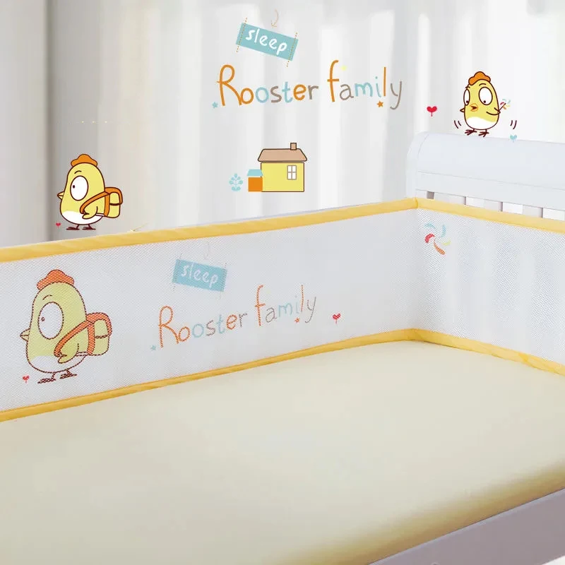 Ropa de cama de una pieza para bebé, malla 3D, transpirable, anticolisión, para recién nacido - imagen 3