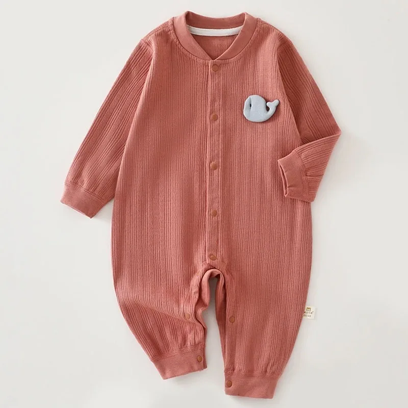 Pelele de algodón para recién nacido con estampado infantil - imagen 3