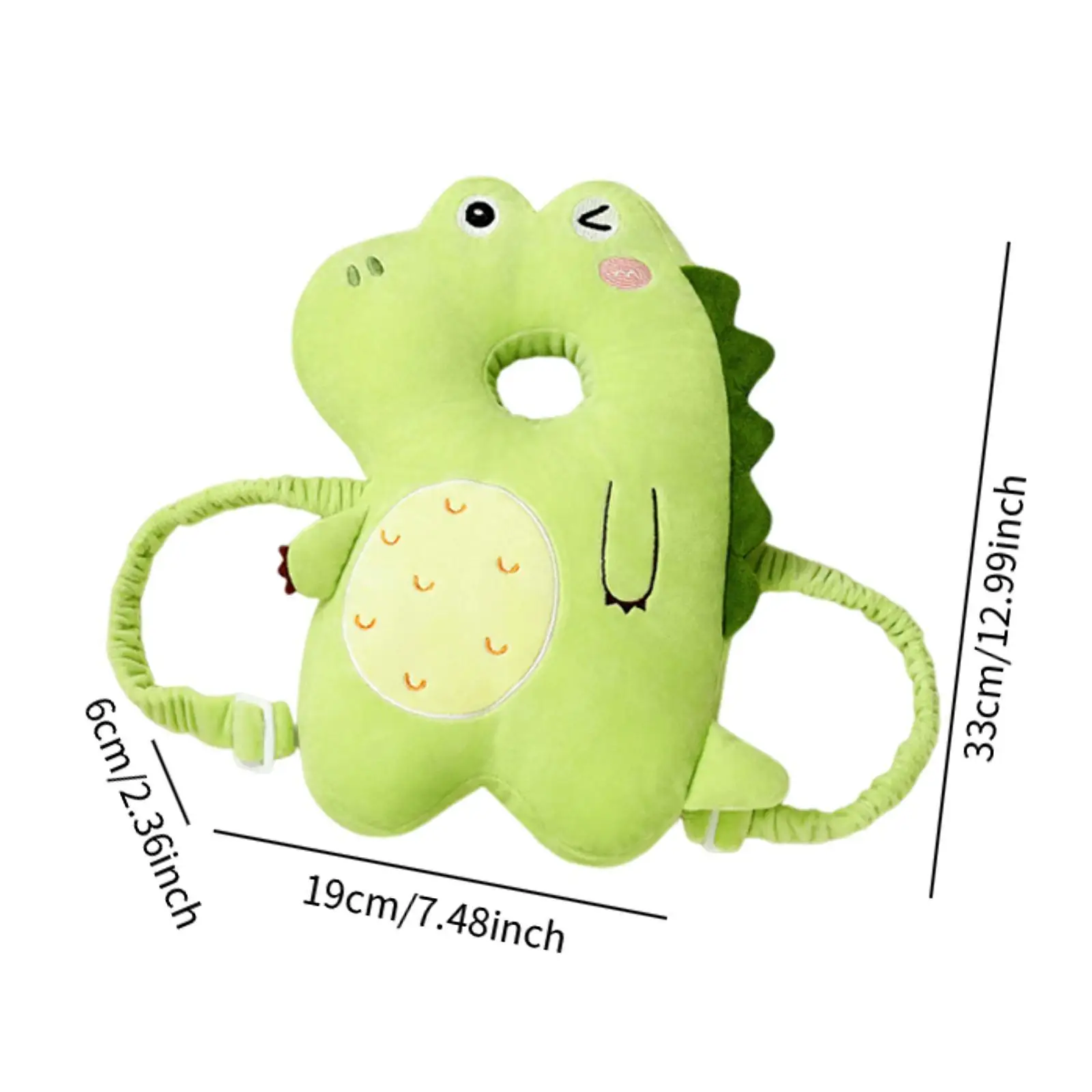 Baby Head Protector Backpack Soft Portable Animal Shape Baby Head Protection Cushion for Kids Infant Crawling wearing Children