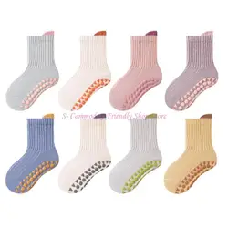 Calcetines antideslizantes para bebe - tobilleros de algodon suave