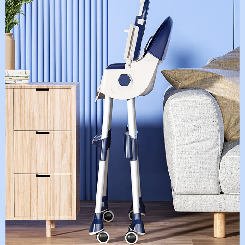 Asiento convertible para niños que ahorra espacio: silla de altura ajustable acolchada suave con diseño plegable para el hogar/viajes - imagen 4