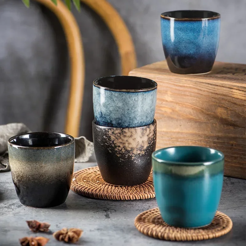 Taza de cerámica japonesa minimalista para té resistente al calor - imagen 2