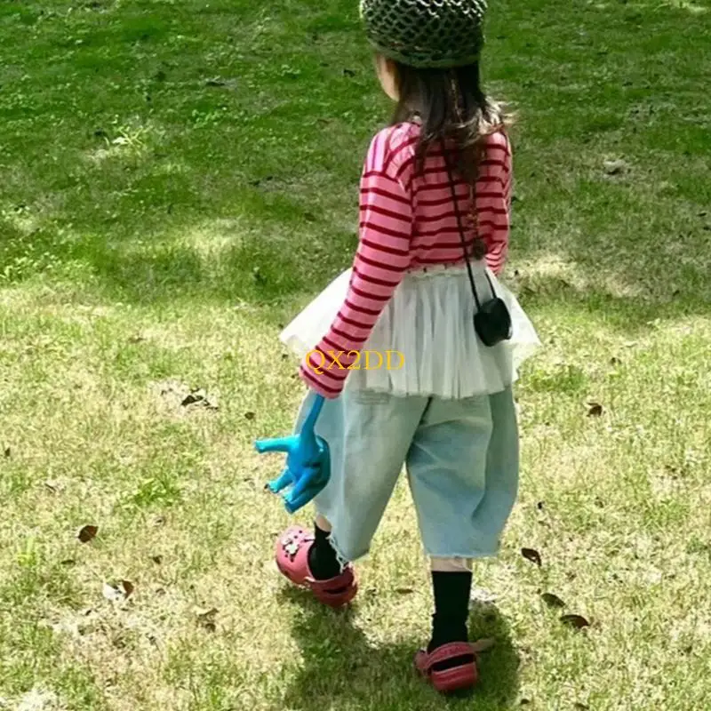 QX2D Easy Care Girls 'Falda y atuendo superposición en poliéster práctico para juego activo y cómodo accesorio elegante - imagen 5