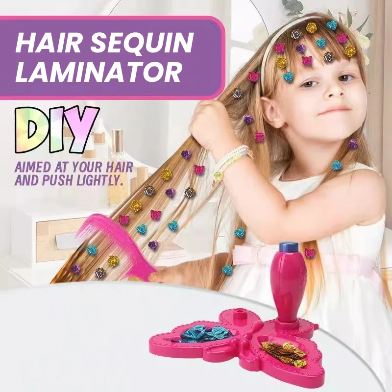 Kit de joyas para el pelo con pedrería – Peinado infantil - imagen 4