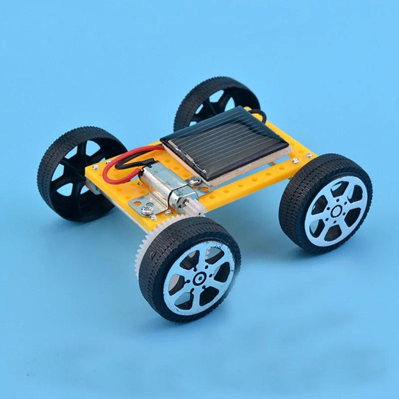 Coche de juguete Solar para niños, Mini Kit de coche de energía ensamblado DIY, juguetes educativos STEM para niños, regalo de cumpleaños creativo - imagen 3