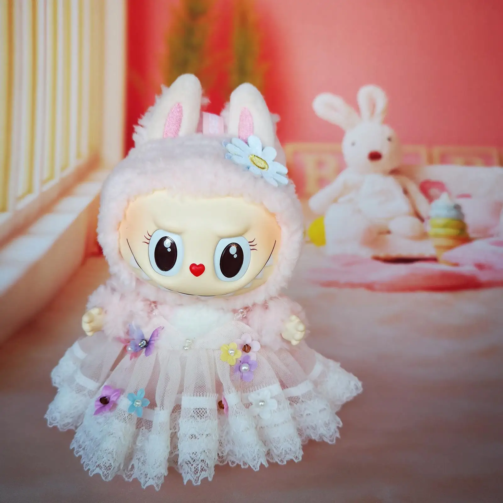 15-17cm Doll Clothing Set, Cartoon Fairy Dress for Plush Dolls