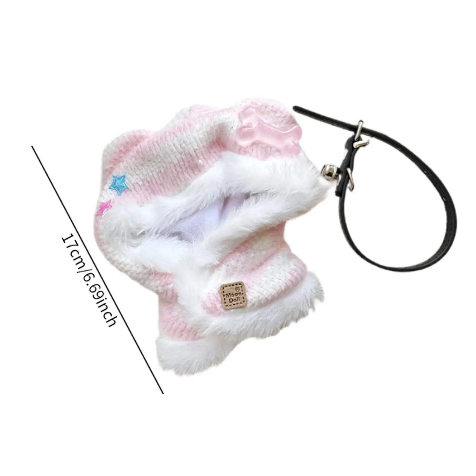 Pendant Doll Hoodie Cloak Cosplay Dress up Fashion Hooded Cape 6.69inch Birthday Gifts Make Your Own Doll Kids Toy Party Favor