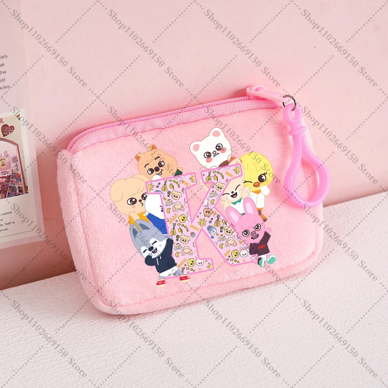 Monedero bonito de dibujos animados para niña, billetera con estampado de Anime SKZ ooed, monedero con cremallera a la moda, bolsa de almacenamiento de accesorios, regalos de navidad 2026 - imagen 4